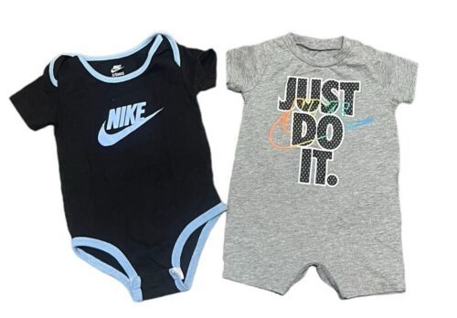 Primary image for Nike Infant 1 Piece Bodysuit (set Of 2) Size 3 Months Great Condition 