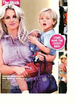 Britney Spears and Jayden teen magazine pinup clipping to sweet - £1.19 GBP
