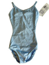Eurotard 10527 Light Blue Cami Dance Leotard Adult XS New With Tags - $14.24