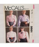 Shirts Long Sleeve Girls Size 10 McCall Sewing Pattern 6881 Uncut 1983 V... - £12.53 GBP