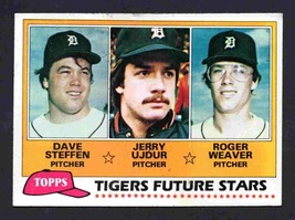 Detroit Tigers Future Stars 1981 Topps #626 Dave Steffen J Udjur Roger Weaver !  - £0.39 GBP