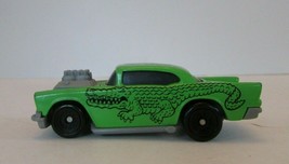 Mattel 1993 Hot Wheels Diecast Car Cb &#39;57 Chevy Green Alligator Car H2 - £2.83 GBP