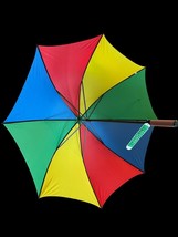 NOS Aramis VTG Umbrella Winning Colors Rainbow Football Collector’s Colo... - $544.64 MXN
