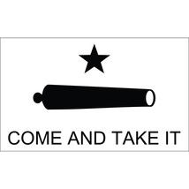 Come And Take It Texas Flag with Grommets 3ft x 5ft - £16.83 GBP
