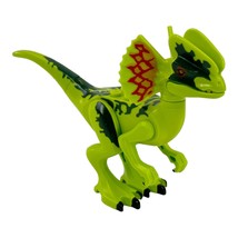 LEGO Animal Dinosaur Dilophosaurus Lime Dilo01 Jurassic World 75916 Parts EUC - £12.25 GBP