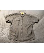 DeWalt Work Shirt 3XL Gray Button Up Short Sleeve Utility Pocket Gtd Tough - €15,20 EUR