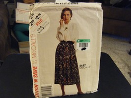 McCall&#39;s Stitch&#39;n Save 5010 Misses Blouse, Jabot &amp; Skirt Pattern - Size 10/12/14 - £7.15 GBP