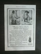 Vintage 1909 Rudd Manufacturing Company Water Heater Full Page Original Ad - $6.64