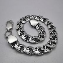 Vintage sterling silver Bracelet Jewelry,925 Sterling Silver,Handmade 18... - $240.00