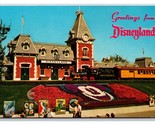 Floreale Topolino Ingresso Disneyland California Ca Unp Cromo Cartolina ... - $5.08
