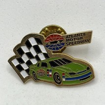 Atlanta Motor Speedway Georgia Race NASCAR Racing Enamel Lapel Hat Pin - £4.68 GBP