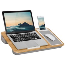 LapGear Home Office Lap Desk with Device Ledge, Mouse Pad, and Phone Hol... - £48.76 GBP