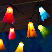 Badminton Shuttlecock String Light Set - Plug In Birdie Patio Party Bar lights - £17.57 GBP