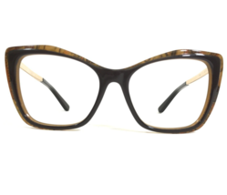 Etro Eyeglasses Frames ET2631 211 Brown Gold Cat Eye Oversized Paisley 52-16-140 - £58.73 GBP