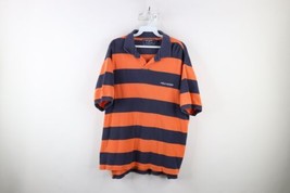 Vintage 90s Polo Sport Ralph Lauren Mens Large Spell Out Thermal Knit Polo Shirt - £46.35 GBP