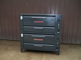 PIZZA OVEN COMMERCIAL BLODGETT 951 NATURAL DECK GAS DOUBLE WITH  NEW STO... - $3,955.05