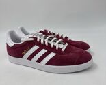 Authenticity Guarantee

Adidas Gazelle Collegiate Burgundy White B41645 ... - $84.99