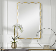 Horchow Scrolled Elegant Venetian Vanity Accent Mirror French Modern Farmhouse - $302.74