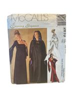 McCALL'S 2810 Evening Gown Cape Size 4-8 Vintage Sewing Pattern UNCUT - $7.67