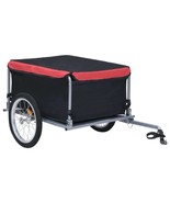 vidaXL Bike Trailer Black and Red 143.3 lb - $4,792.88 MXN