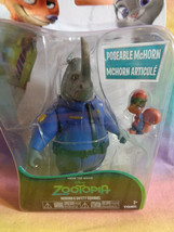 Zootopia Character Pack McHorn Articule And Safety Squirrel Poseable Figure - £3.93 GBP