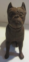 Vintage Cast Iron  BOXER BULLDOG DOG Still Bank - $57.00