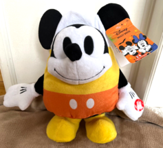 Mickey Mouse Halloween Side Stepper Candy Corn Disney Animated Musical 13&quot; NEW - £38.75 GBP