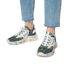 Women&#39;s Teal Watercolors Mesh Sneakers - $74.95