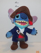 Disney Parks Exclusive 10&quot; Pirate Stitch Plush stuffed toy RARE HTF WDW - £18.70 GBP