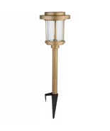 4 Pack - Gold Outdoor Solar LED Light Set - Weather-Resistant Path Yard ... - $2,504.05 MXN