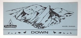 Holubar Mountaineering Down (Goose Duck) Brochure Boulder CO 1973 - £15.46 GBP