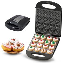 1400W Electric Donut Maker: 16-Slot Non-Stick Machine - $55.99