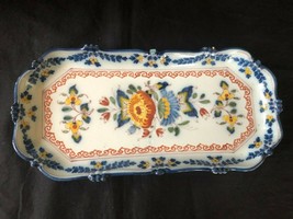 Antique Dutch MAKKUM - DELFT herring dish. Marked and signed bottom - £141.46 GBP