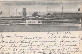 1906 POSTCARD ALBANY NY STEAMER SHIP ALBANY - £2.43 GBP
