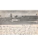 1906 POSTCARD ALBANY NY STEAMER SHIP ALBANY - £2.44 GBP