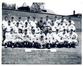 1936 Chicago Cubs 8X10 Team Photo Baseball Picture Mlb - $4.94