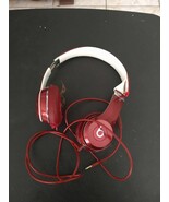 Beats by Dr. Dre Solo Wired Headphones Red B0518 PARTS ONLY *READ* - $489.04 MXN