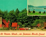 Vtg Chrome Postcard Union Washington Hood Canal - Walt&#39;s Robin Hood Lodg... - $8.86
