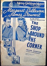 JAMES STEWARD (THE SHOP AROUND THE CORNER) ORIG,1940 BRITISH MGM PRESSBOOK - $395.99