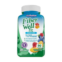 Vitafusion Fiber Well Fit Sugar Free 90 Gummies Exp 06/2024 - $11.99