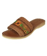 Womens Authentic Mexican Huaraches Sandals Slip On Open Toe Light Brown ... - €30,24 EUR
