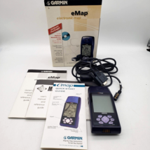 Vintage Garmin eMap Handheld GPS Deluxe Package Ex Condition - $29.65