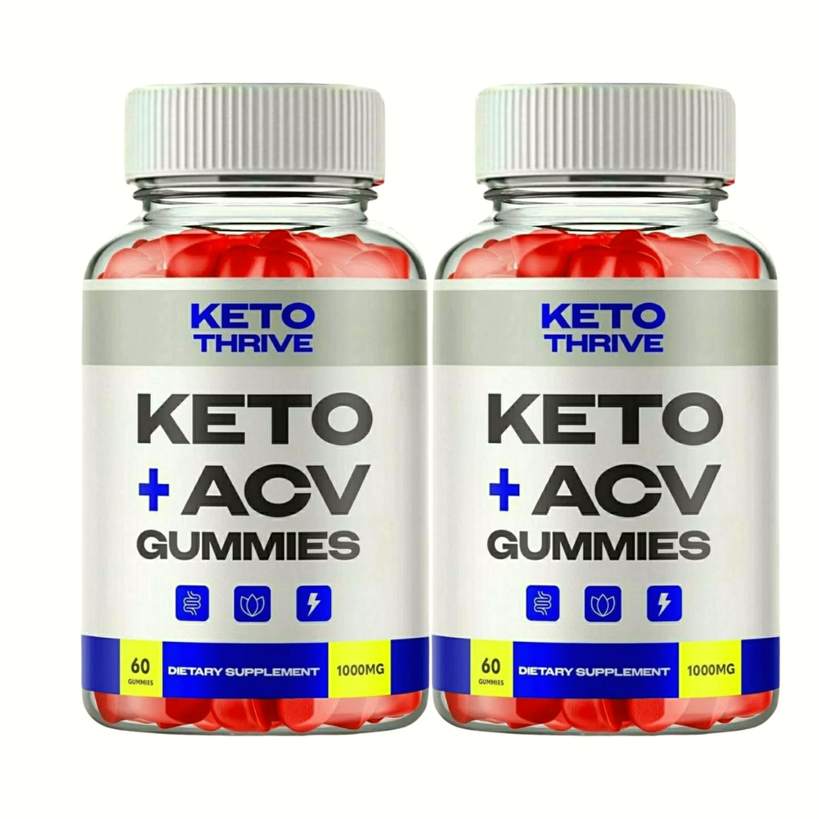2-Pack Keto Thrive ACV Gummies, Keto Thrive Keto ACV Gummies - 120 Gummies - $67.88