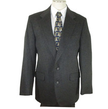 Charles Klein 100% Camel Hair Sport Coat Men&#39;s Size 44L Gray Jacket Blazer USA - £25.69 GBP