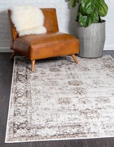 Unique Loom Sofia Collection Area Rug -, 7&#39; 1&quot; X 10&#39; Rectangle, Beige/ Tan - £70.95 GBP