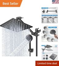High/Low Pressure Water Rain Shower Head with 11 Inch Adjustable Extensi... - $110.99