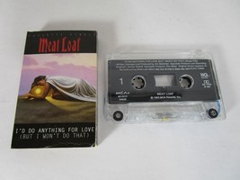 Meat Loaf I&#39;d Do Anything for Love Used Cassette Single vintage - £3.14 GBP