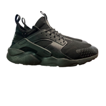 Nike Air Huarache Sneakers Mens 11 Black Run Ultra SE Premium Shoes 833147-002 - £49.32 GBP