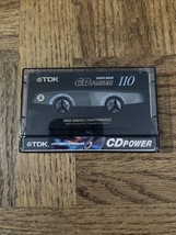 TDK CD Power 110 Blank Rewritable Cassette - £21.33 GBP