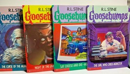 Scholastic Goosebumps Lot of 4  R.L. Stine - Vintage (90s)  Books #5 #7 ... - $14.99